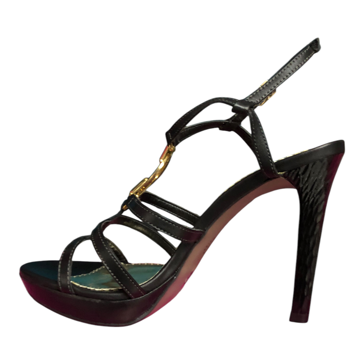 Sandalia Color Negro Para Dama CARLO ROSSETTI