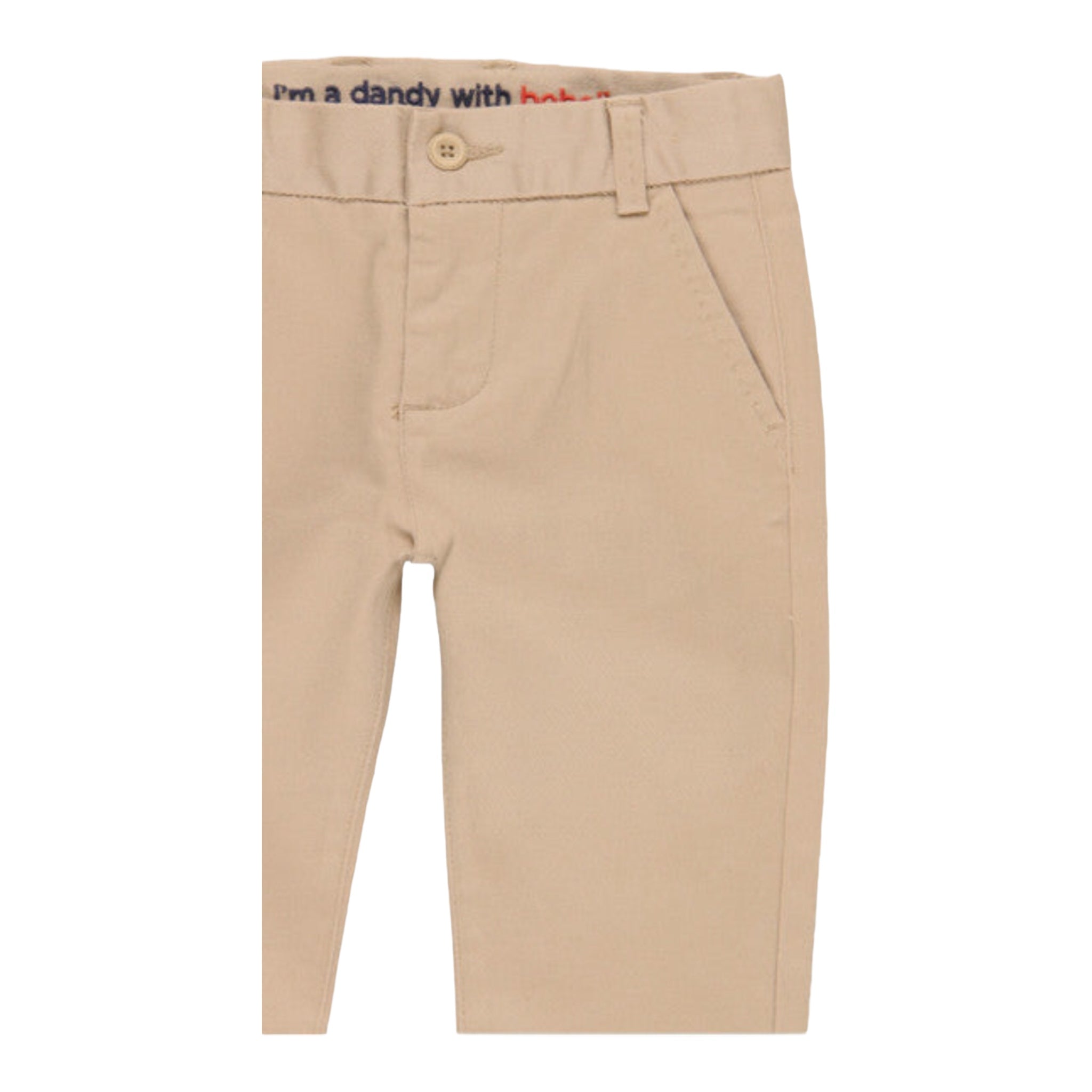 Pantalón Gabardina Elástico Caqui BOBOLI