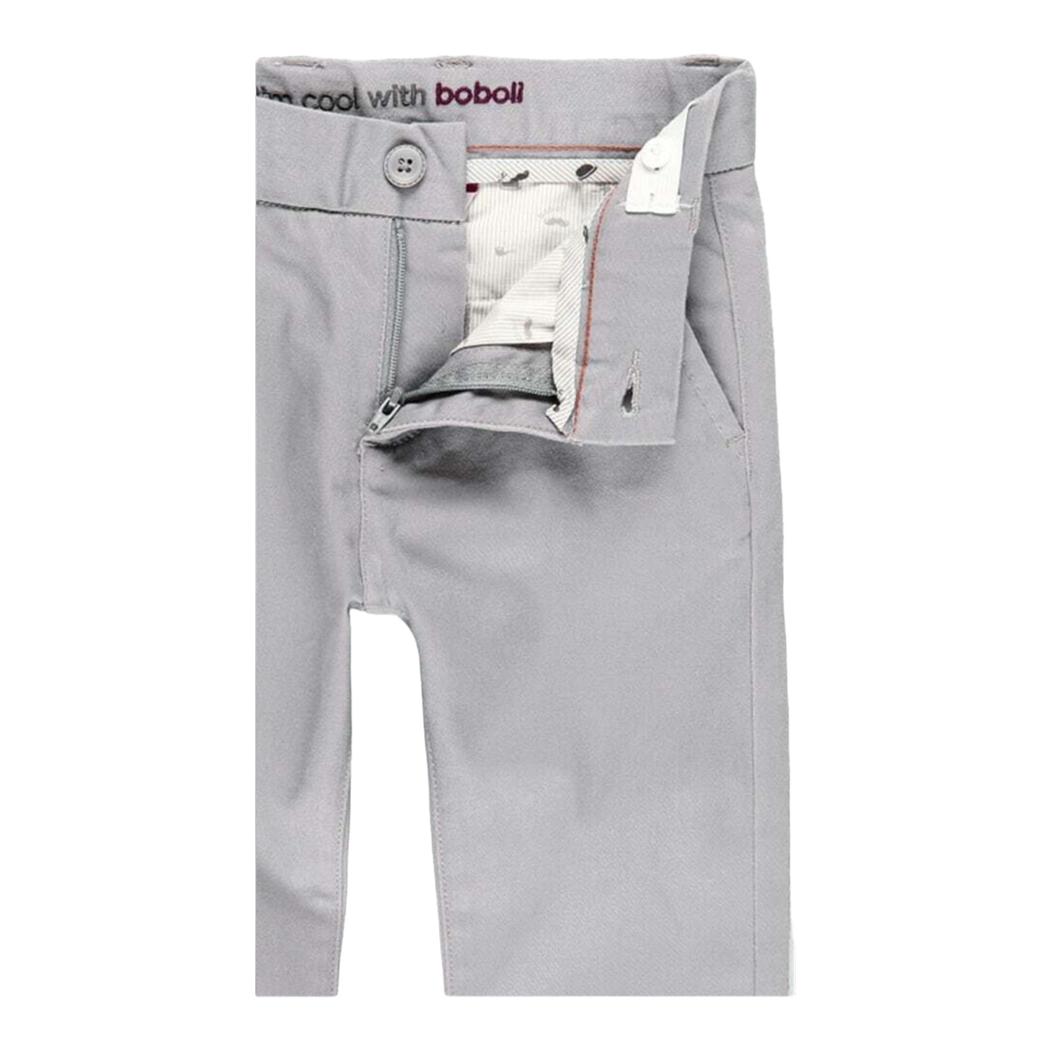 Pantalón Elástico niño Gris BOBOLI