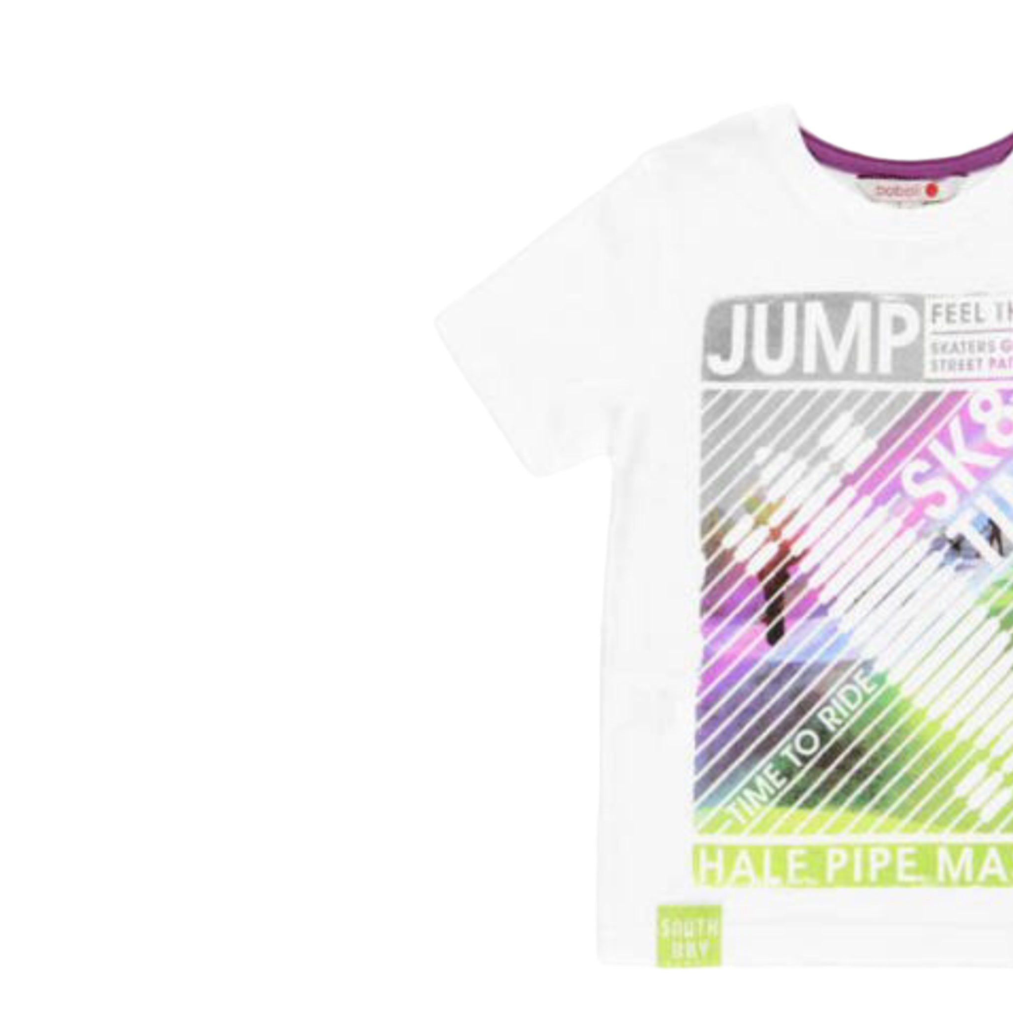 Playera "JUMP FEEL THE VIBES" para niño BOBOLI