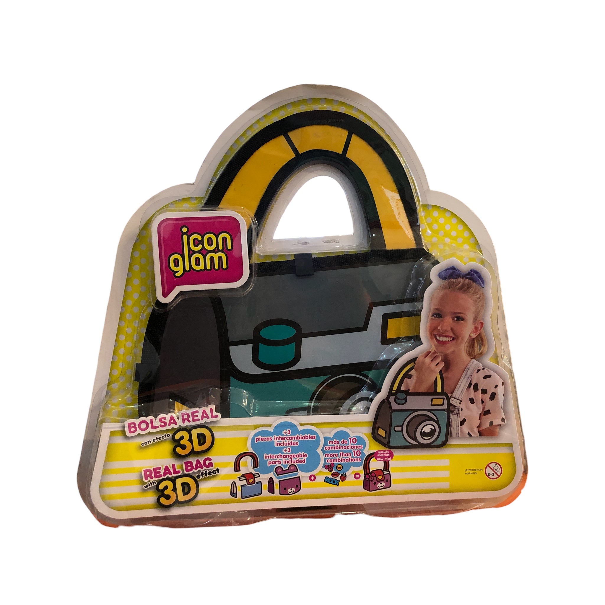 Icon Glam Cartera Para Personalizar 3d Infantil