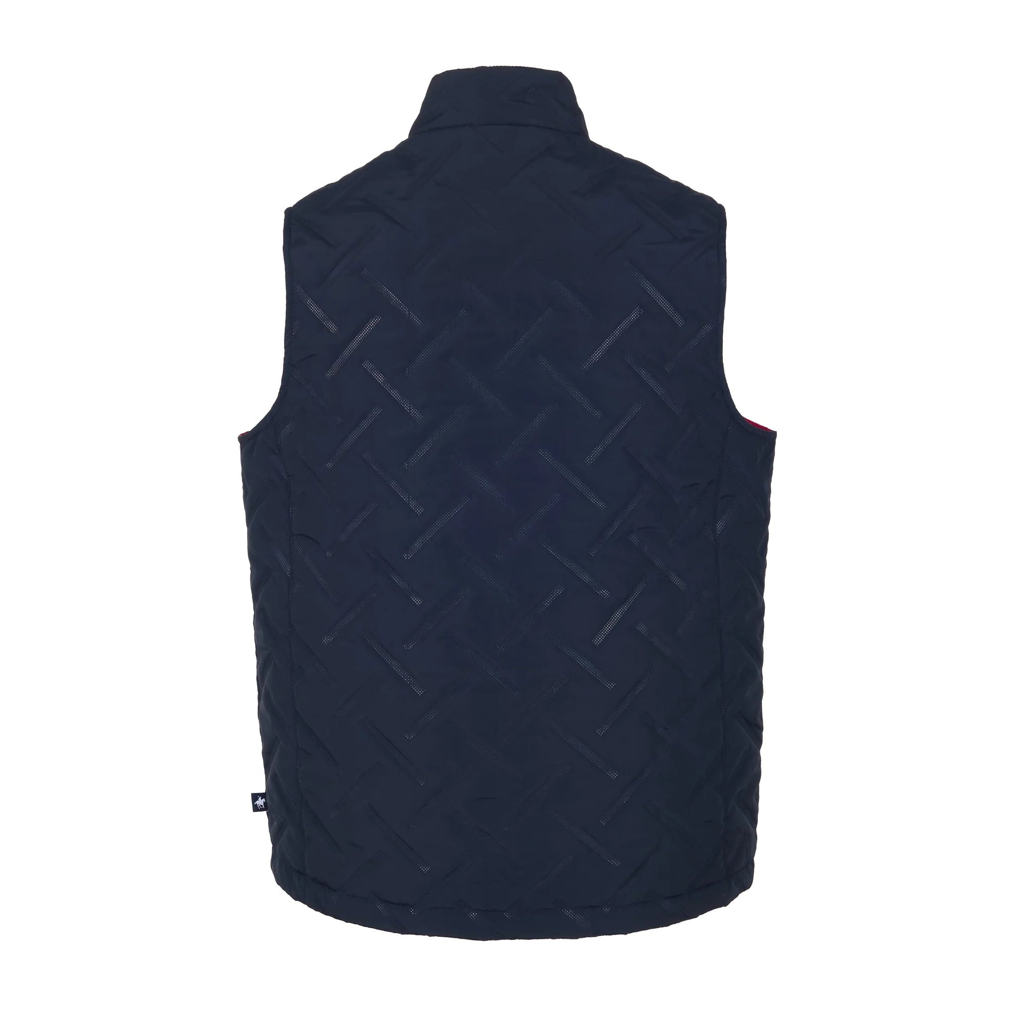 Chaleco En Poliester Fino Doble Vista Color Marino Rock Hampton Polo Team