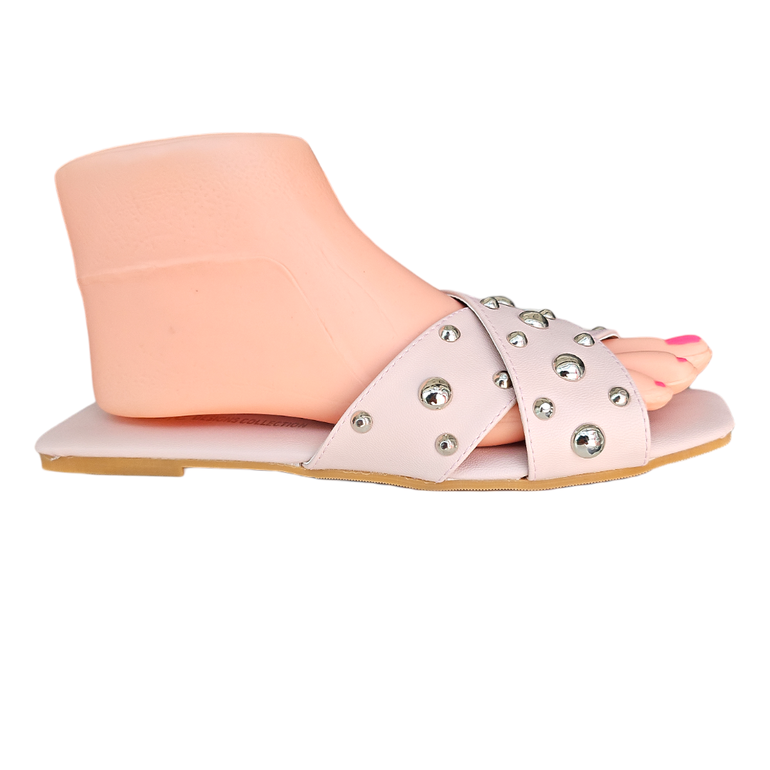 Sandalia con estoperol Rosa Blush LC