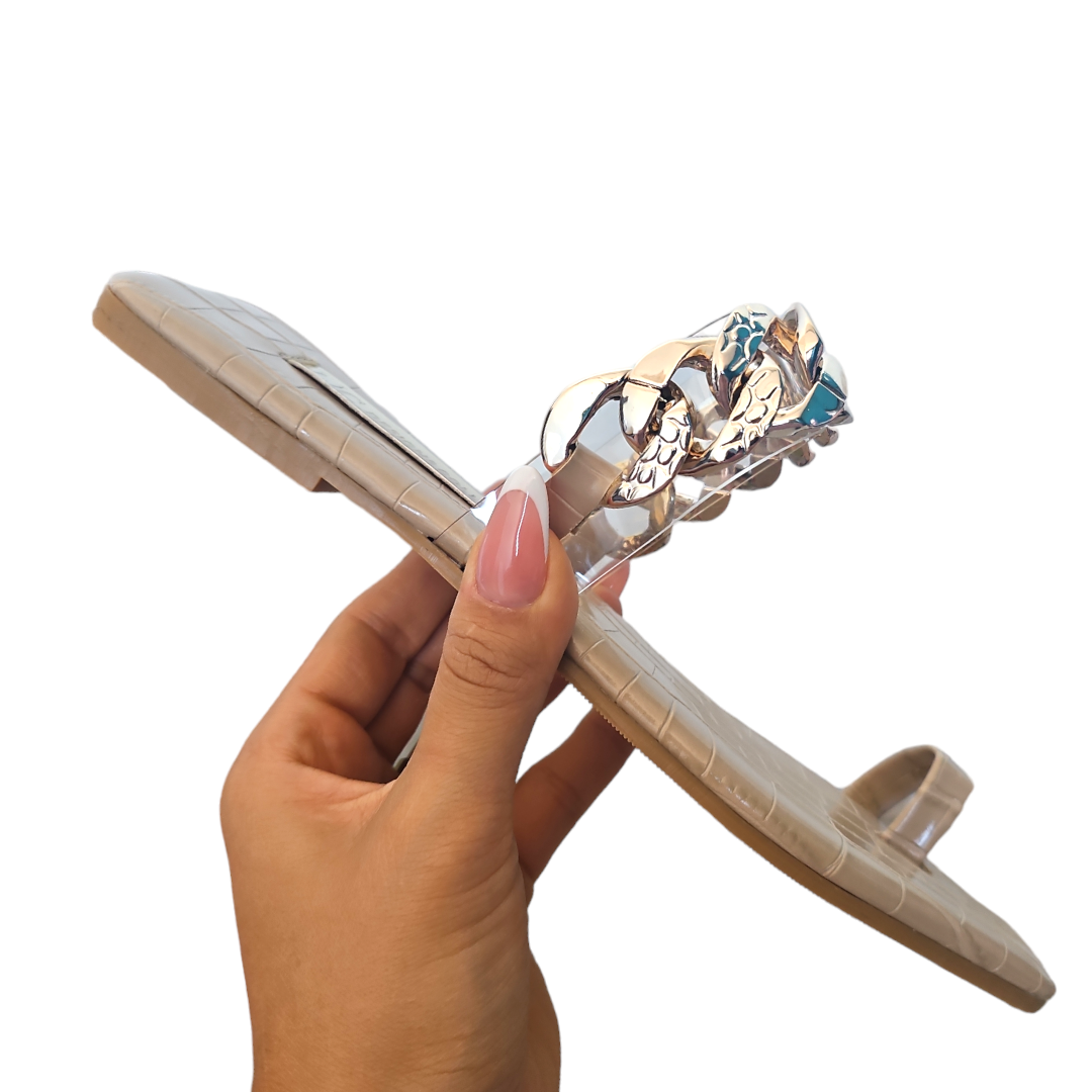Sandalia Cadena Beige LC