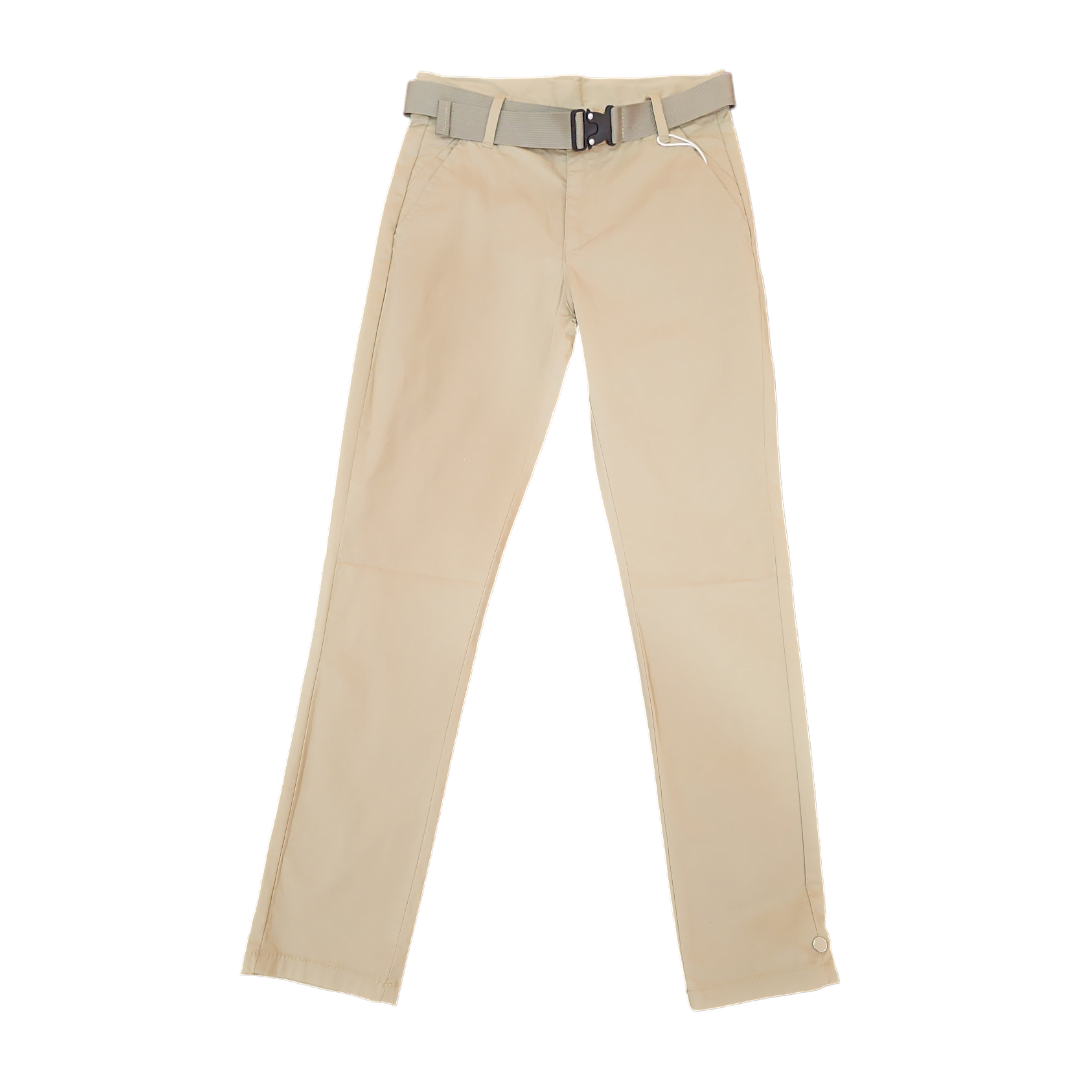 Pantalón beige con cinturón para niño Losan