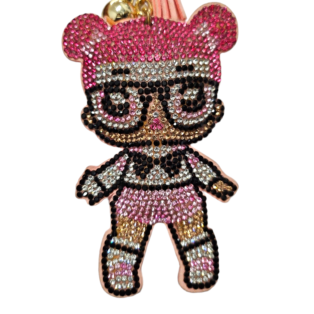 Llavero Muñeca Cristal