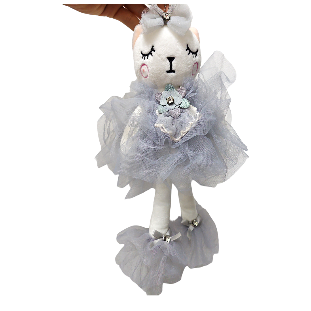 Llavero Gatita Peluche Moda