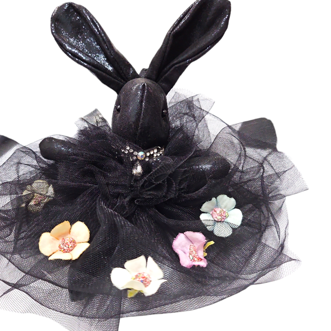 Llavero Conejita Vestido Flores
