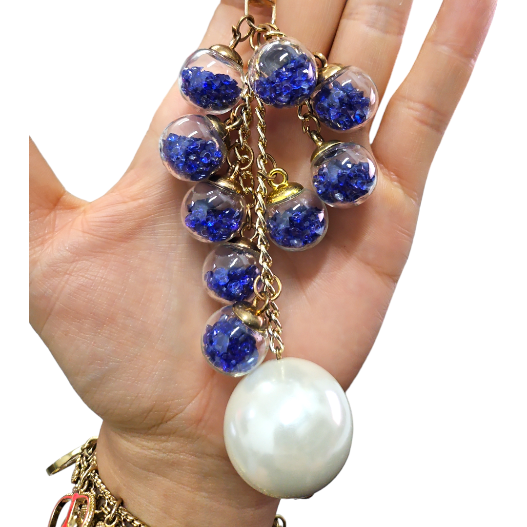 Llavero Bolas Azul
