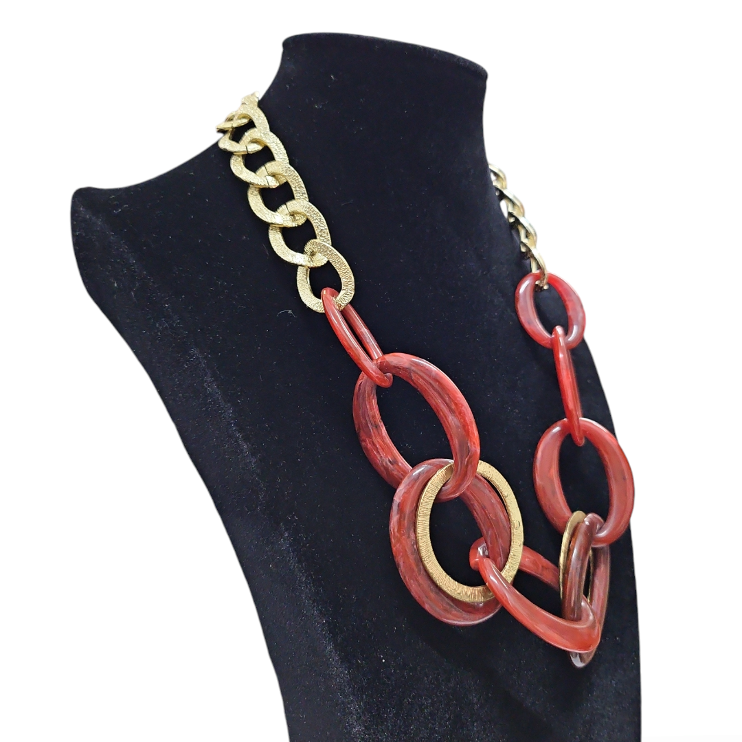Collar aros vino