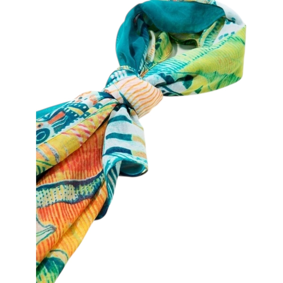 Pashmina Turquesa Dama DESIGUAL