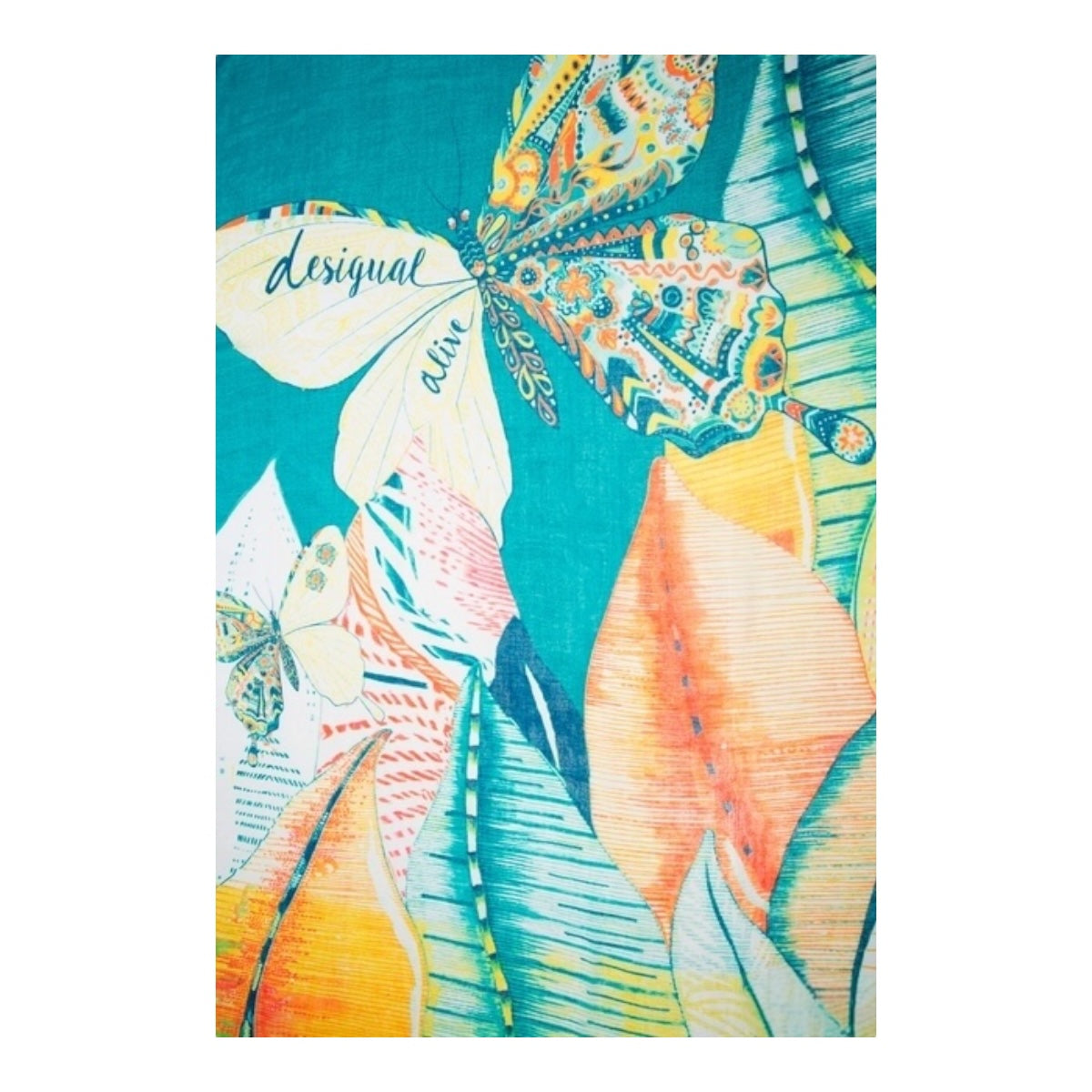 Pashmina Turquesa Dama DESIGUAL