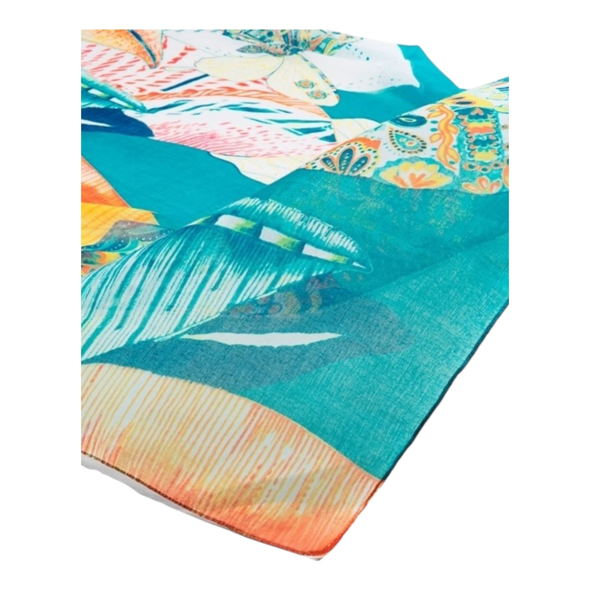 Pashmina Turquesa Dama DESIGUAL
