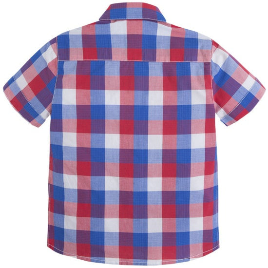 Camisa Para Niño Estampado Cuadros Mayoral