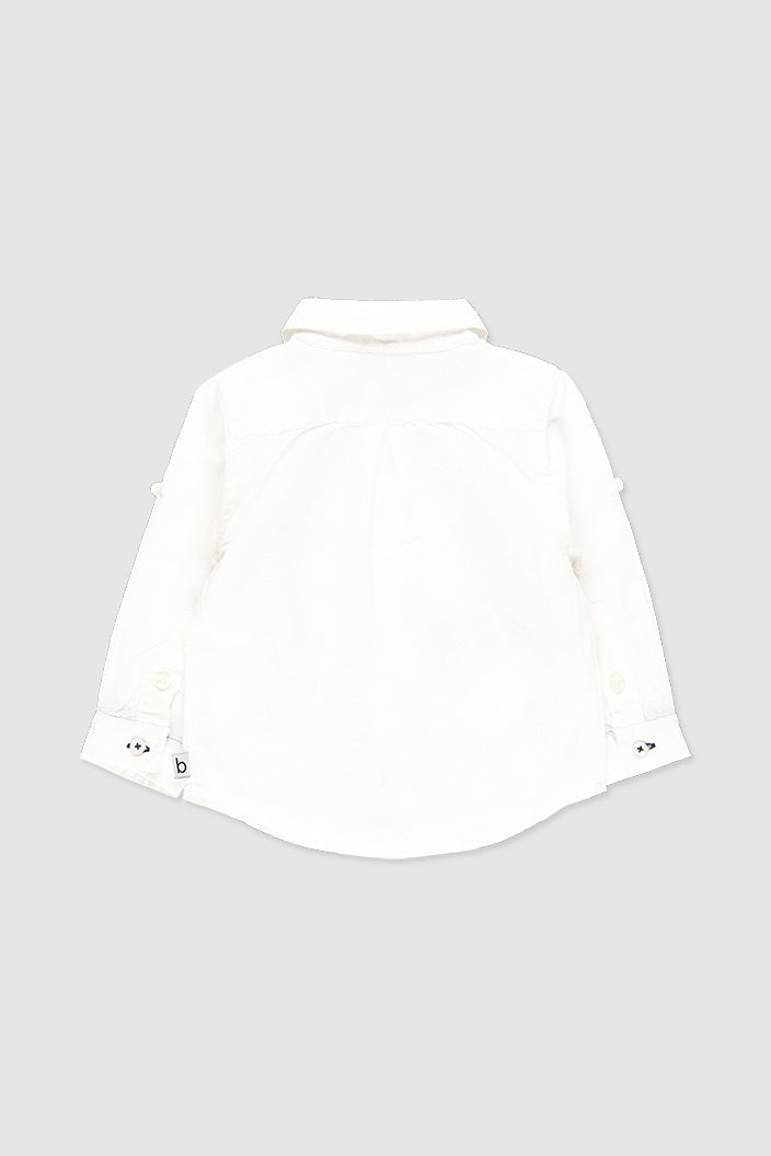 Camisa de lino con moño para bebé niño BOBOLI