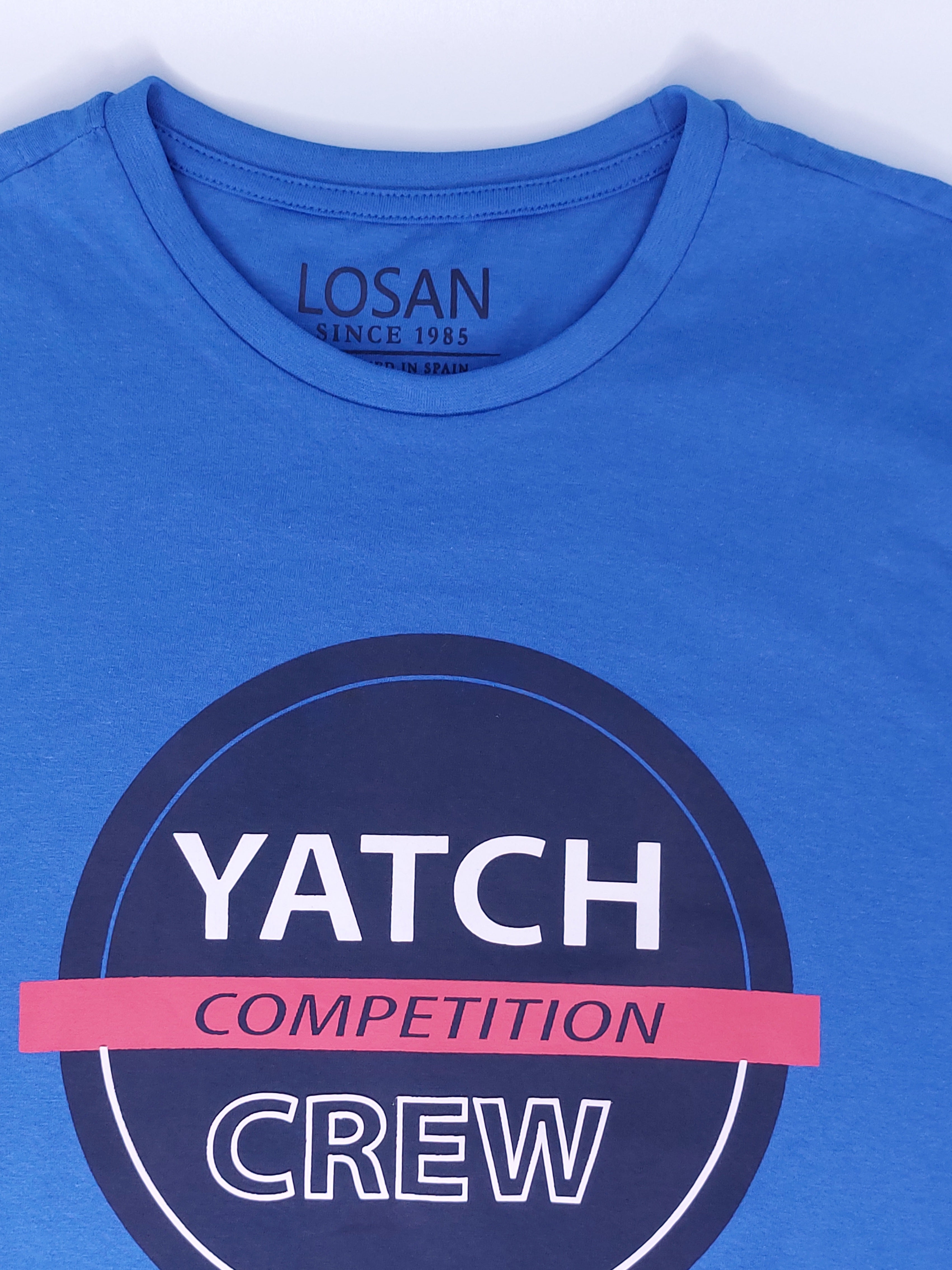 Playera "YATCH COMPETITION CREW" para caballero LOSAN