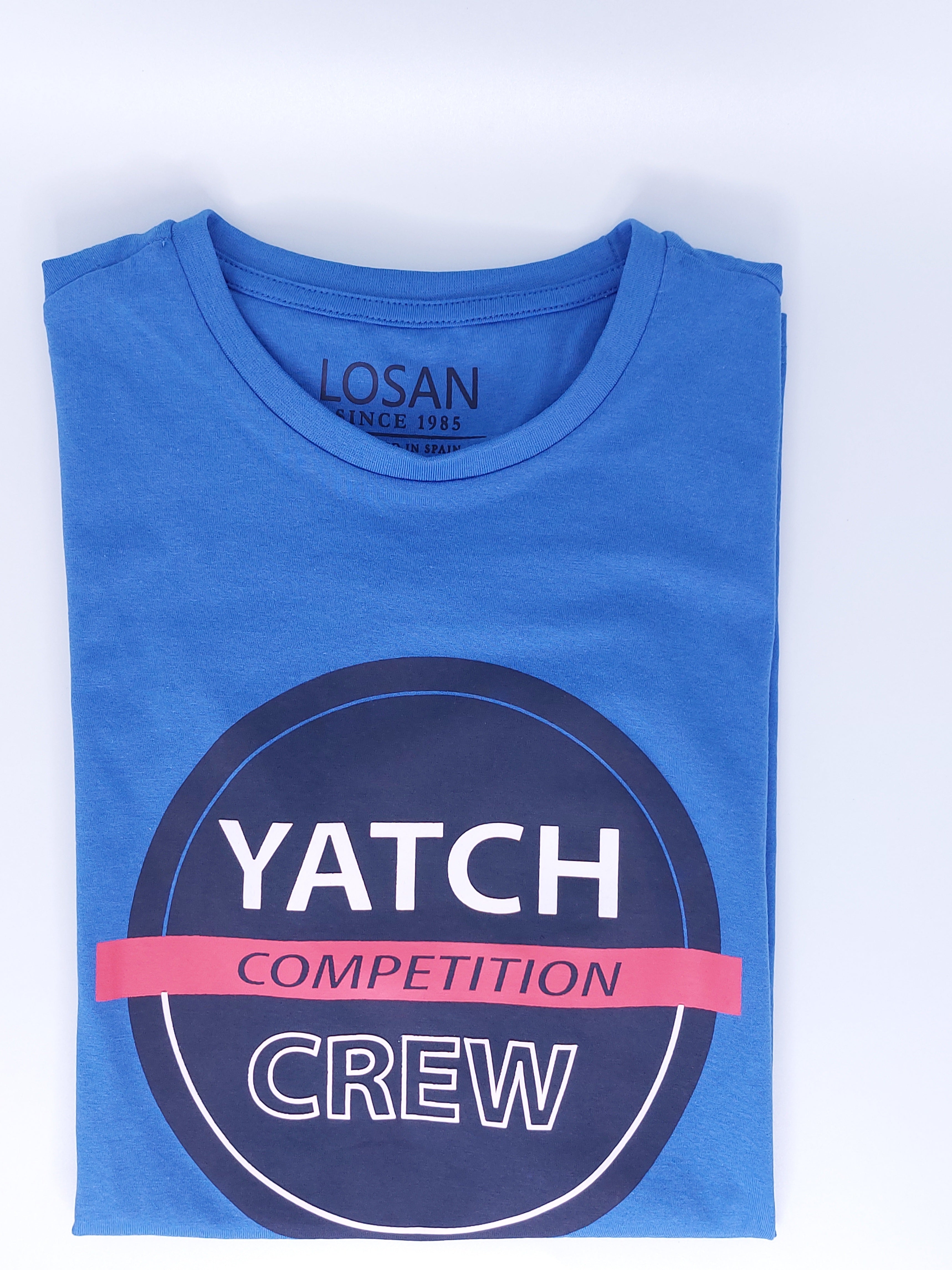 Playera "YATCH COMPETITION CREW" para caballero LOSAN