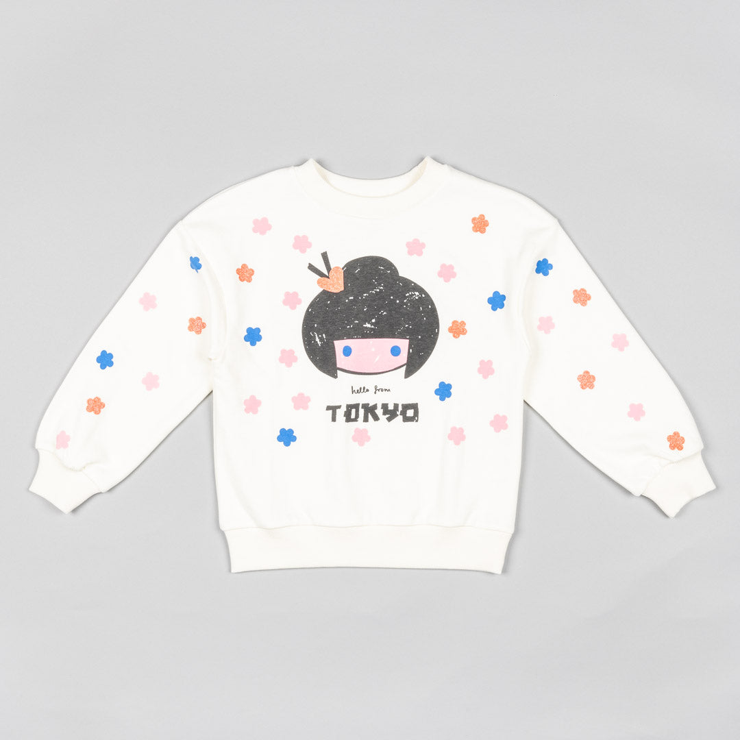 Sudadera "hello from TOKYO" para niña ZIPPY