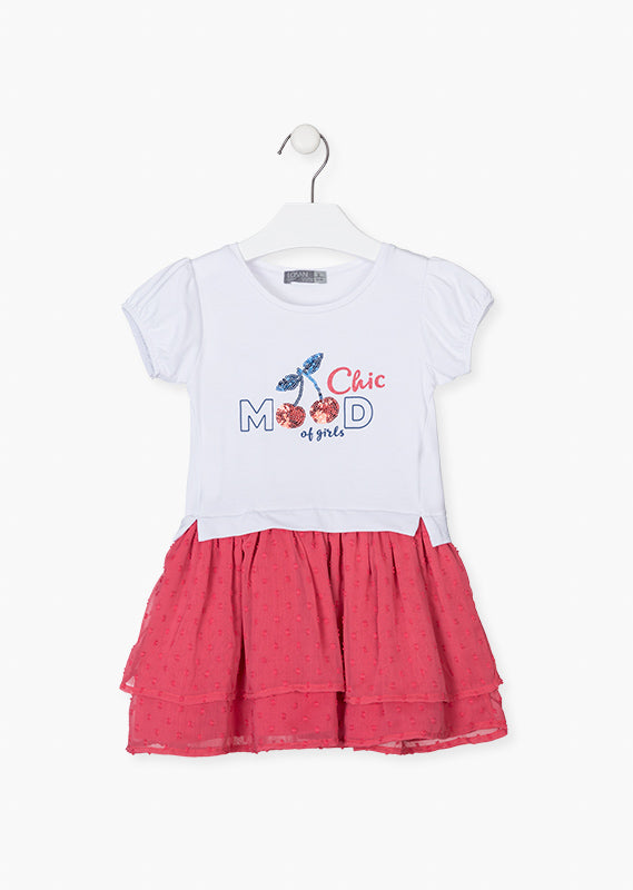 Vestido "Chic MOOD of girls" para niña LOSAN