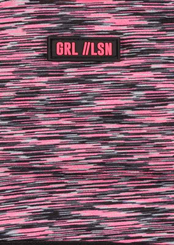 Conjunto deportivo top y legging rosa para niña Losan
