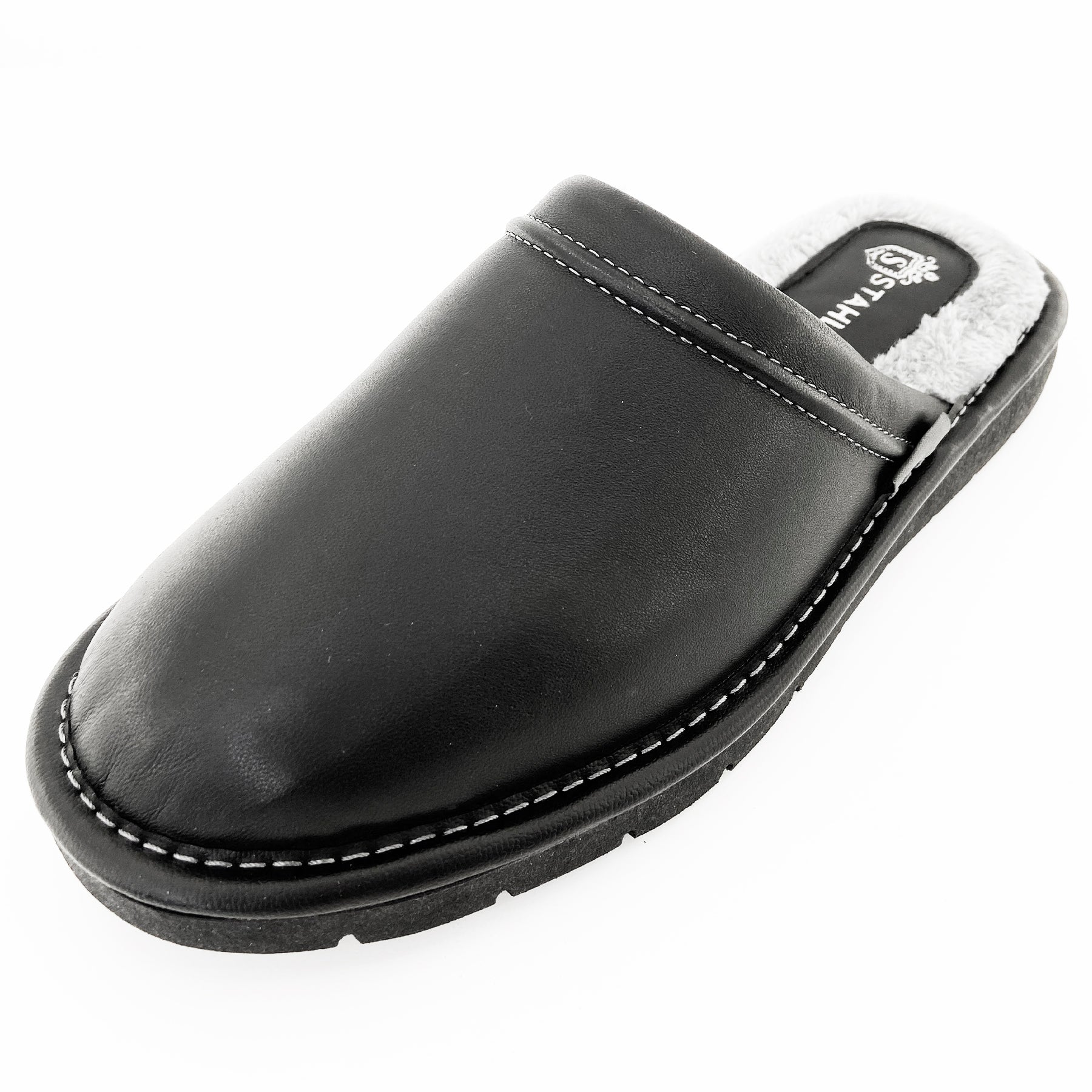 Pantufla para hombre de piel genuina STAHL