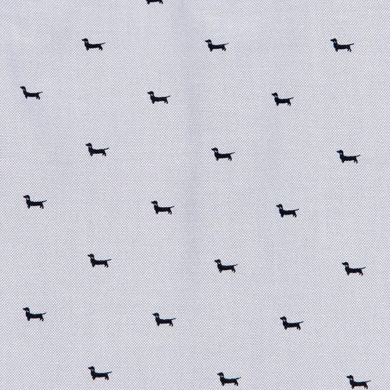Camisa Azul cielo diseño perritos para bebe y Niño BOBOLI