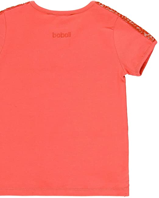 Playera coral punto elástico para niña BOBOLI