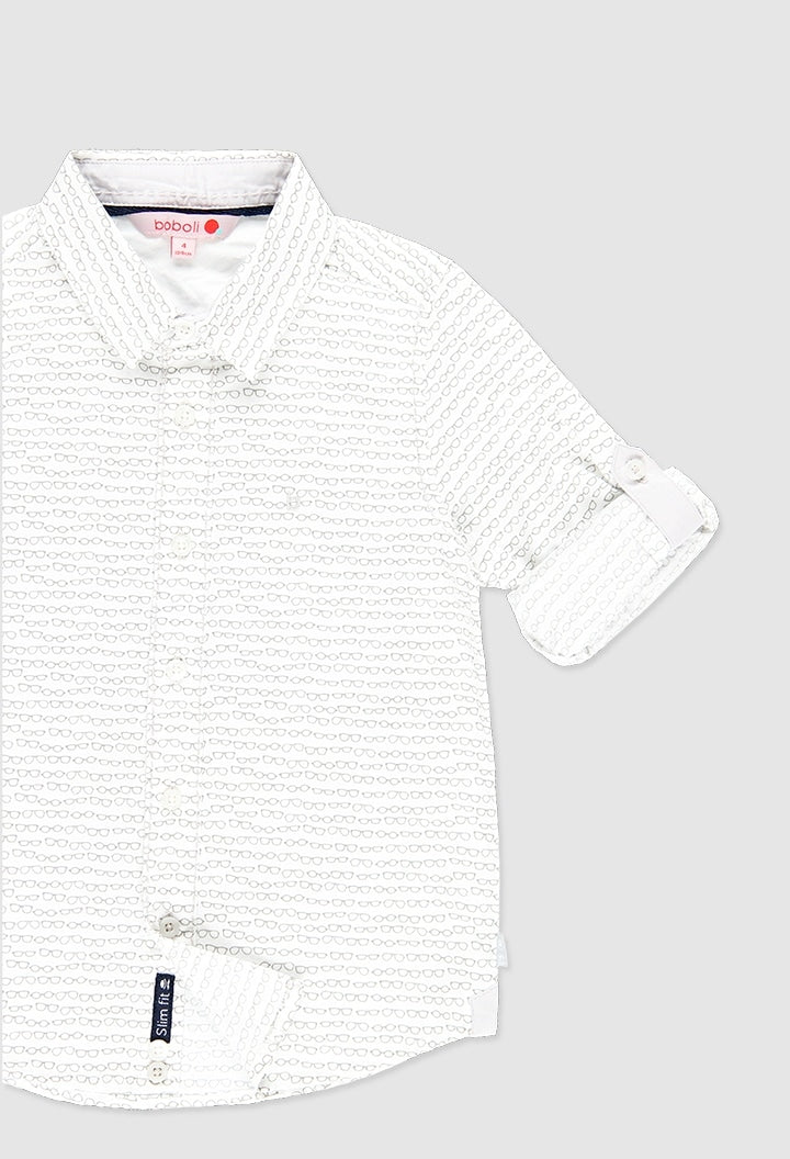 Camisa con estampado de gafas para niño BOBOLI