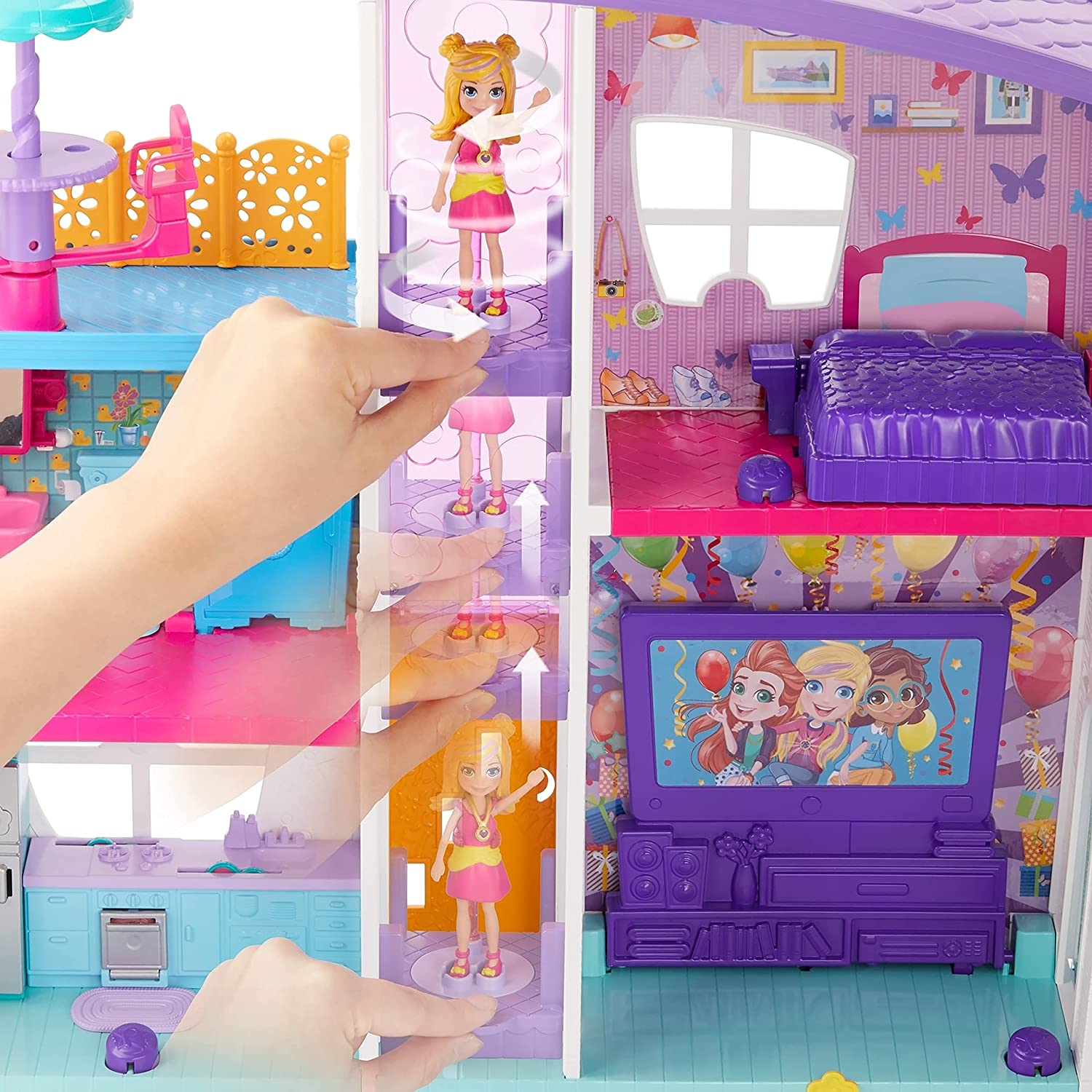 MEGA CASA DE SORPRESAS POLLY POCKET
