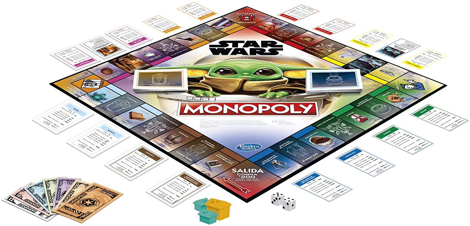 Monopoly Star Wars Yoda Mandalorian