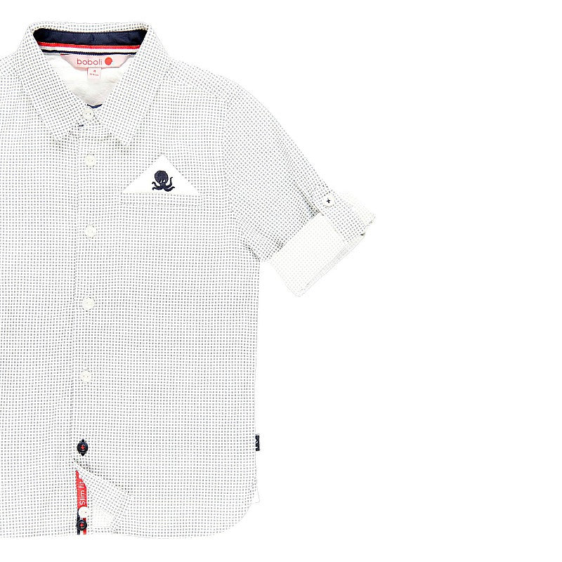 Camisa para niño dos opciones de manga BOBOLI