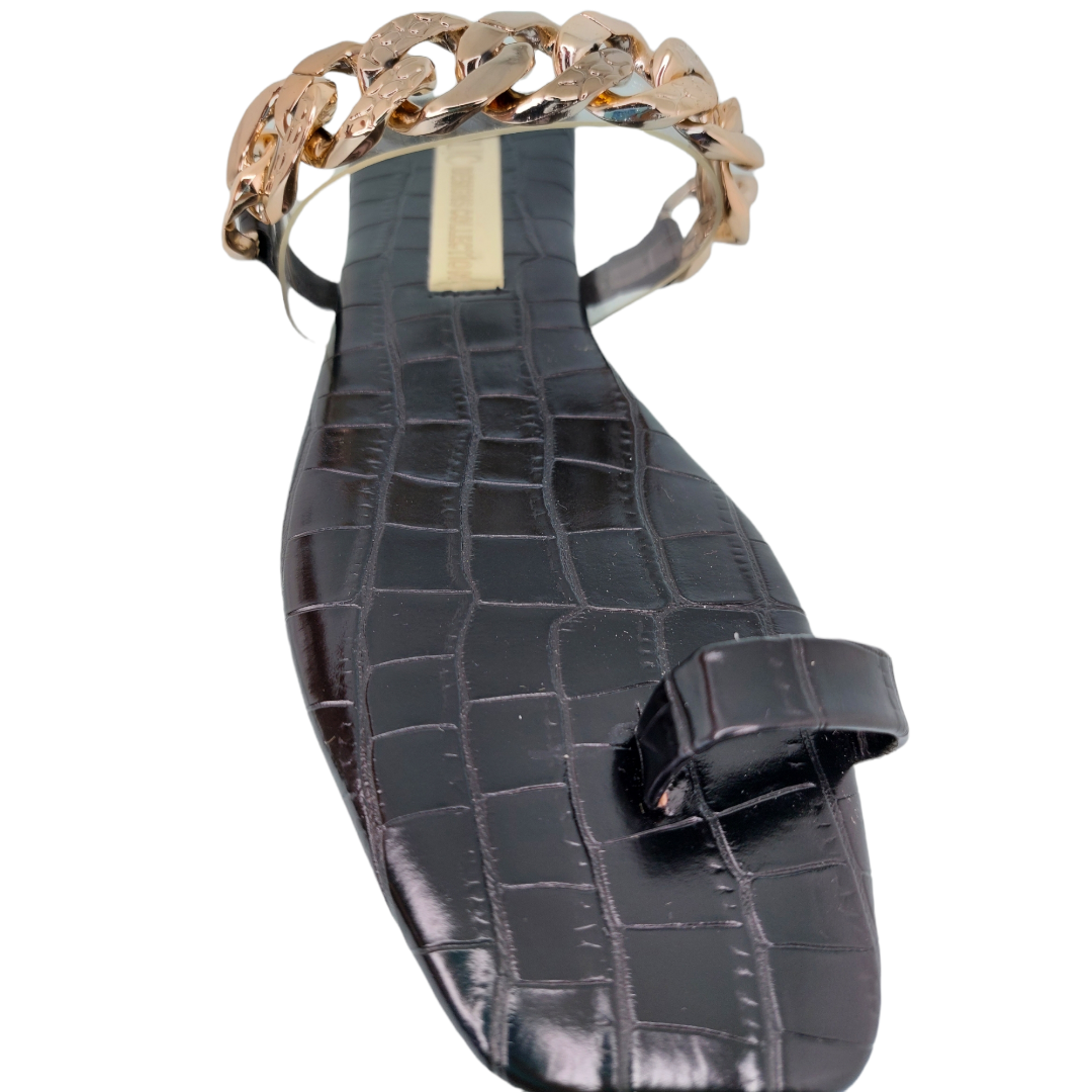 Sandalia Cadena Negra LC