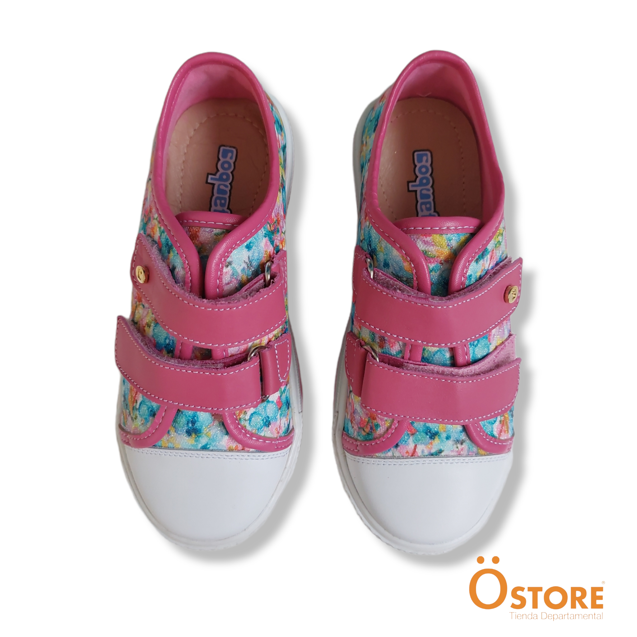 Tenis Urbano Estampado Flores Niña Coqueta