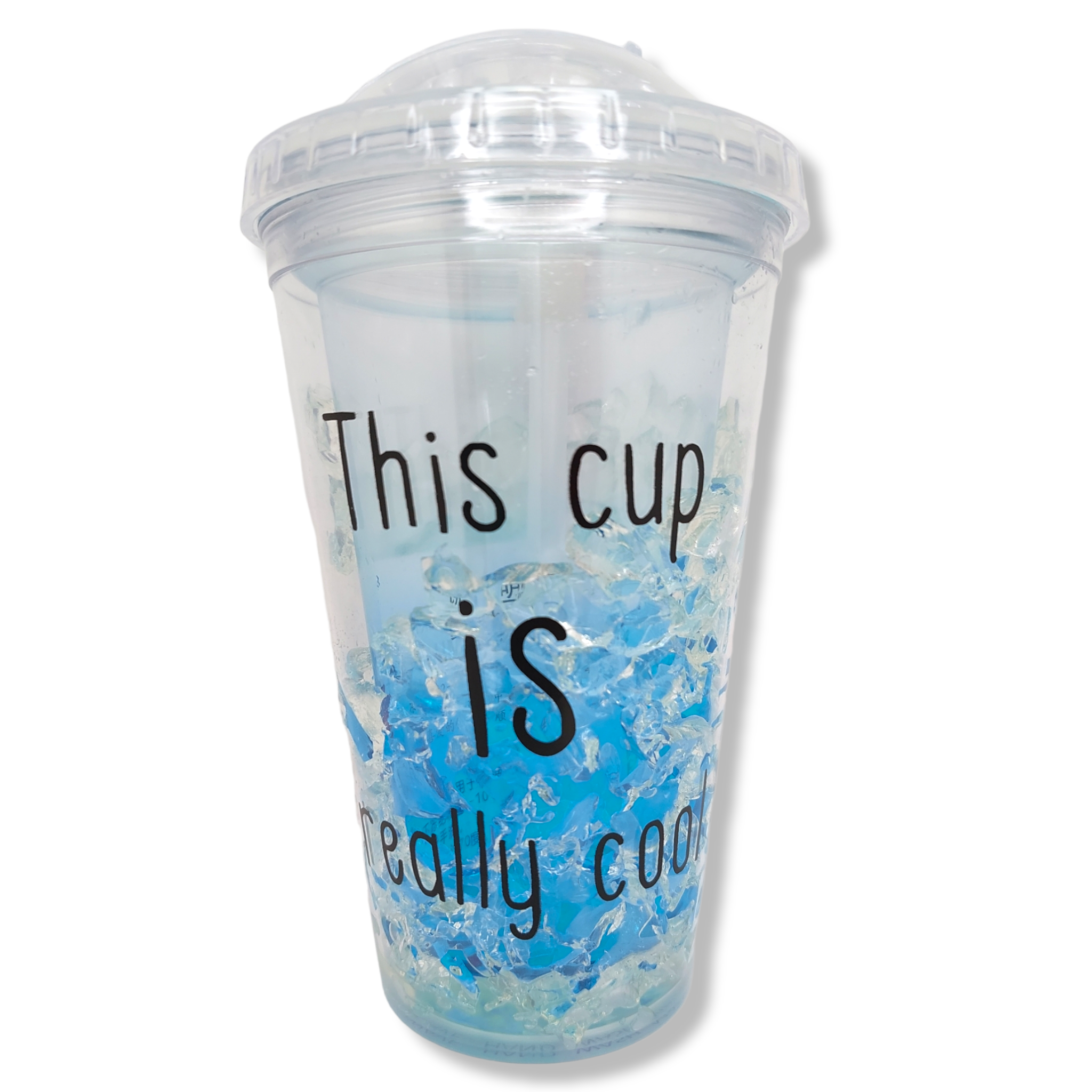 Vaso helado de gel colores 450 ml