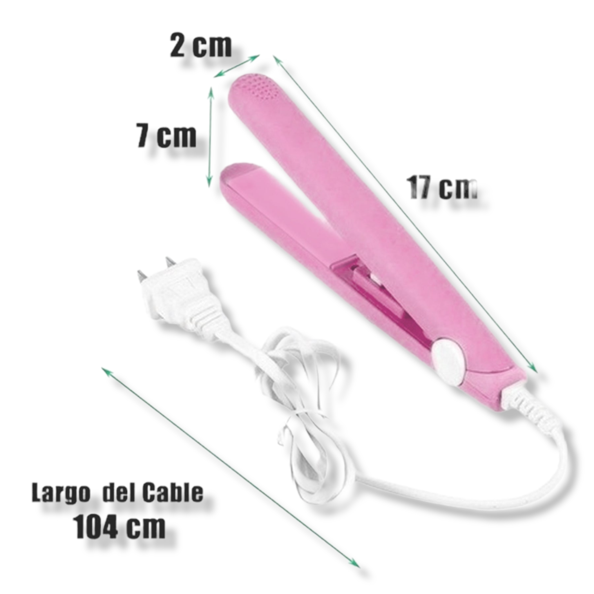 Mini Plancha portátil para cabello