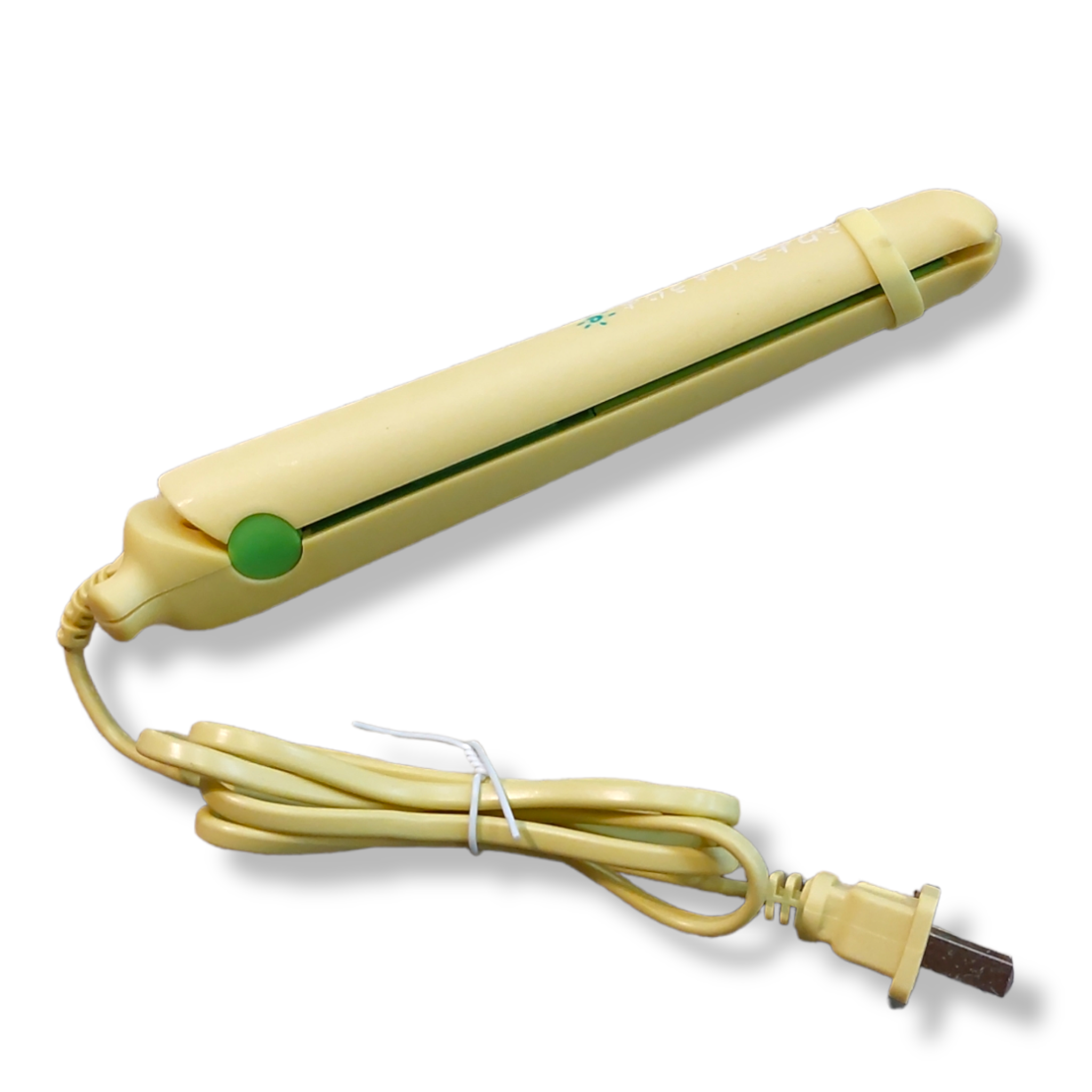Mini Plancha Para El Cabello, Premium, platano