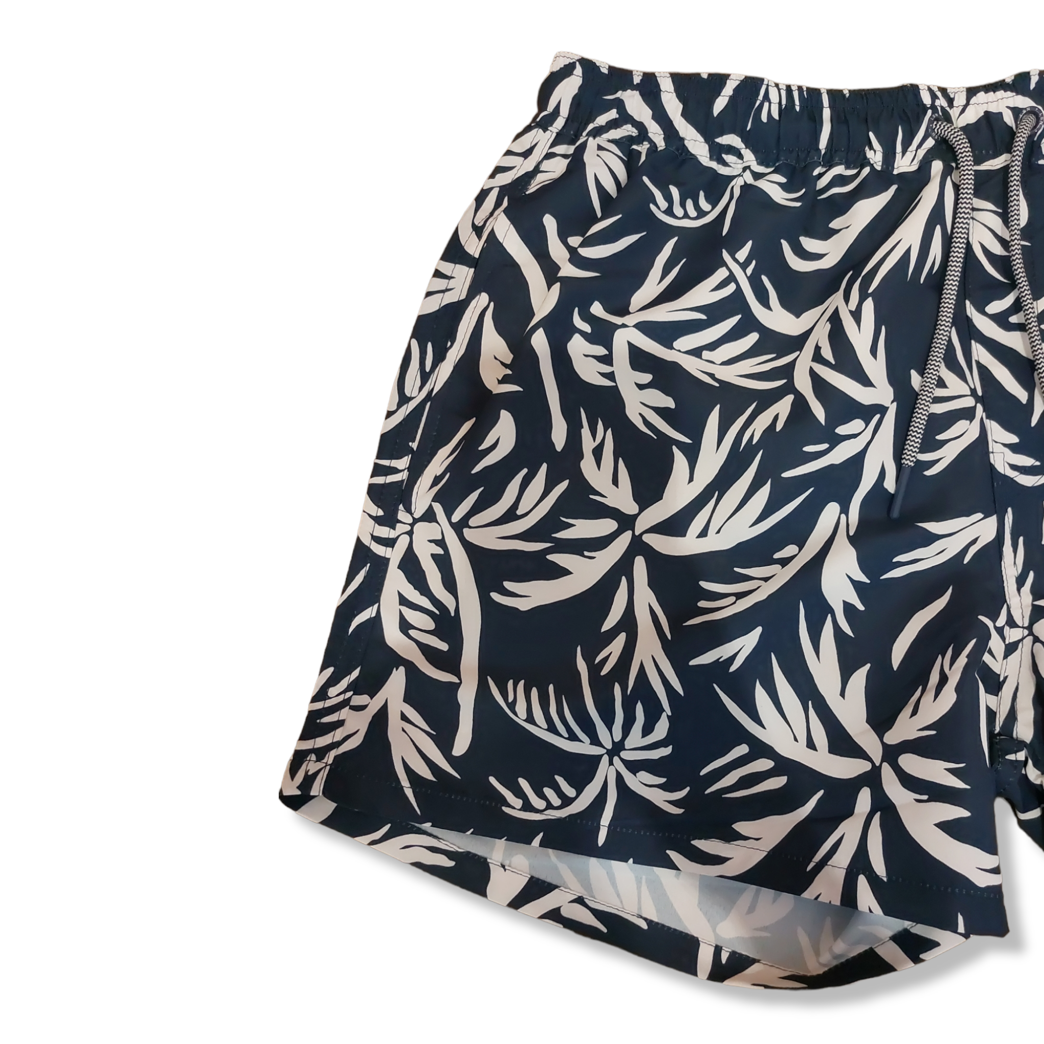 Bermuda para caballero con estampado azul LOSAN