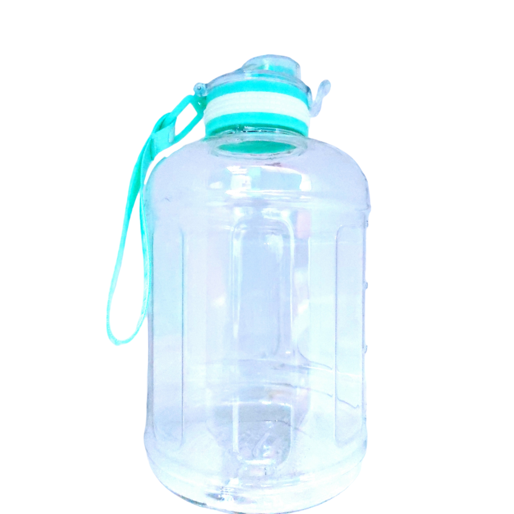 Botella de agua Verde Aqua con asa 2200ML