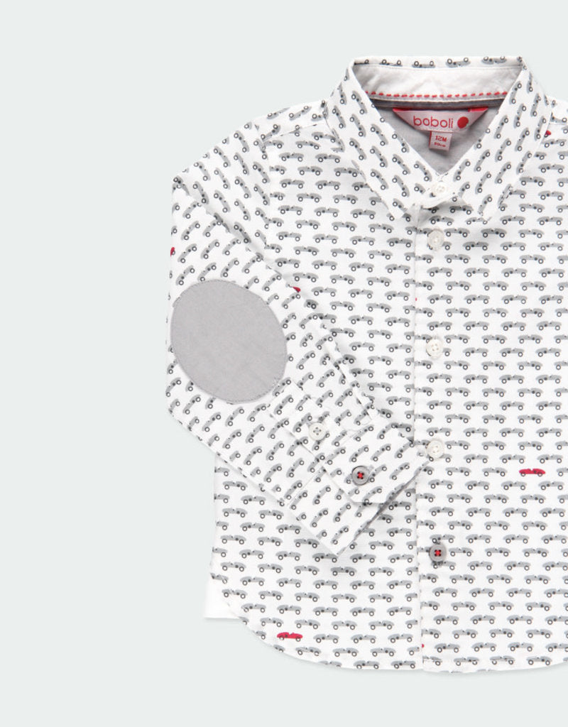 Camisa estampado de coches para bebe y Niño BOBOLI