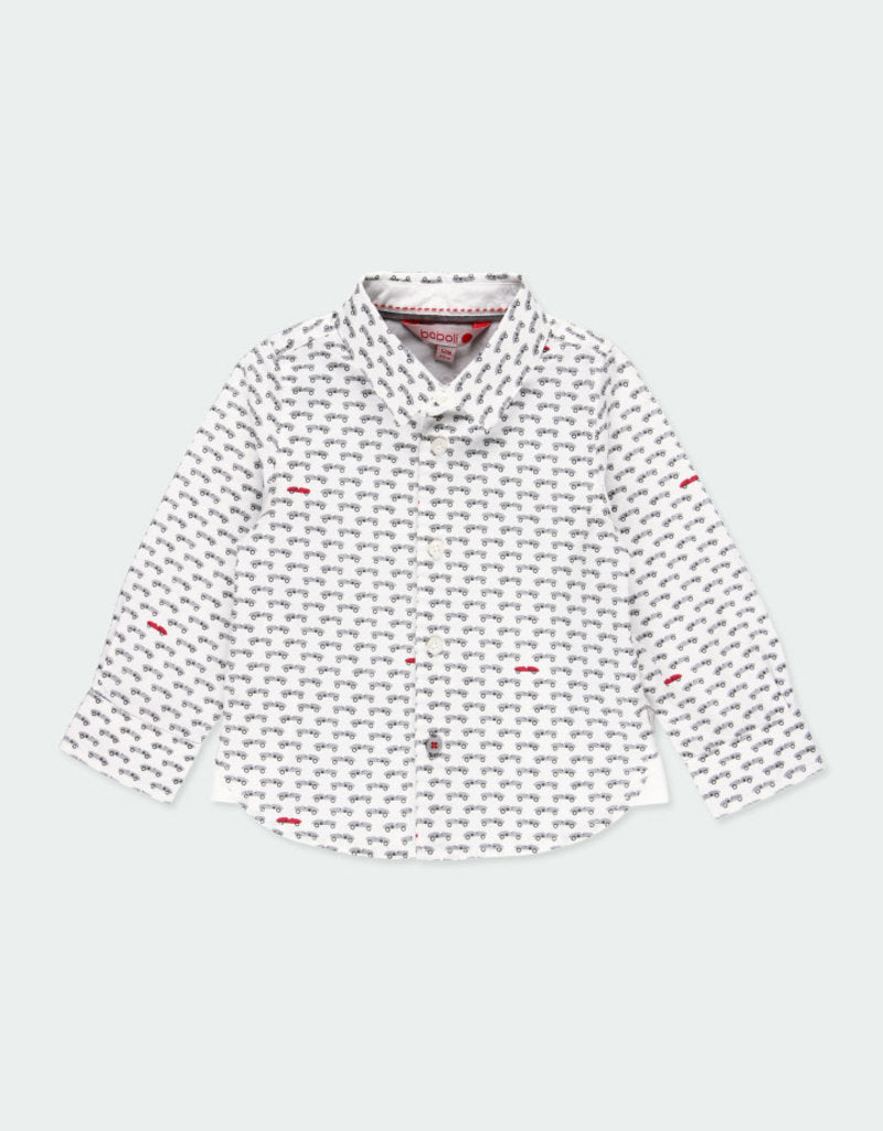 Camisa estampado de coches para bebe y Niño BOBOLI
