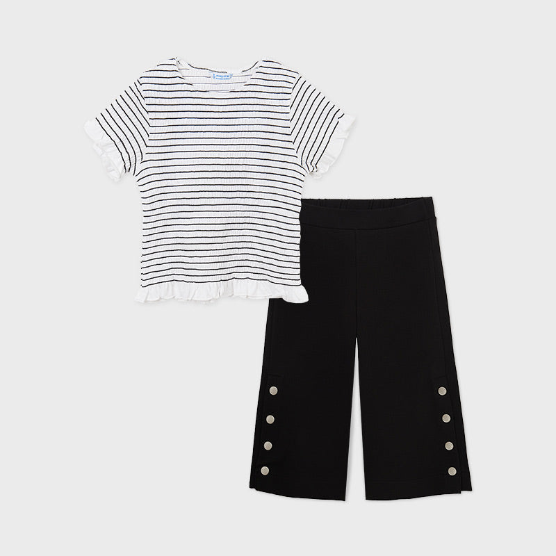 Conjunto 2 piezas playera y pantalón punto Mayoral