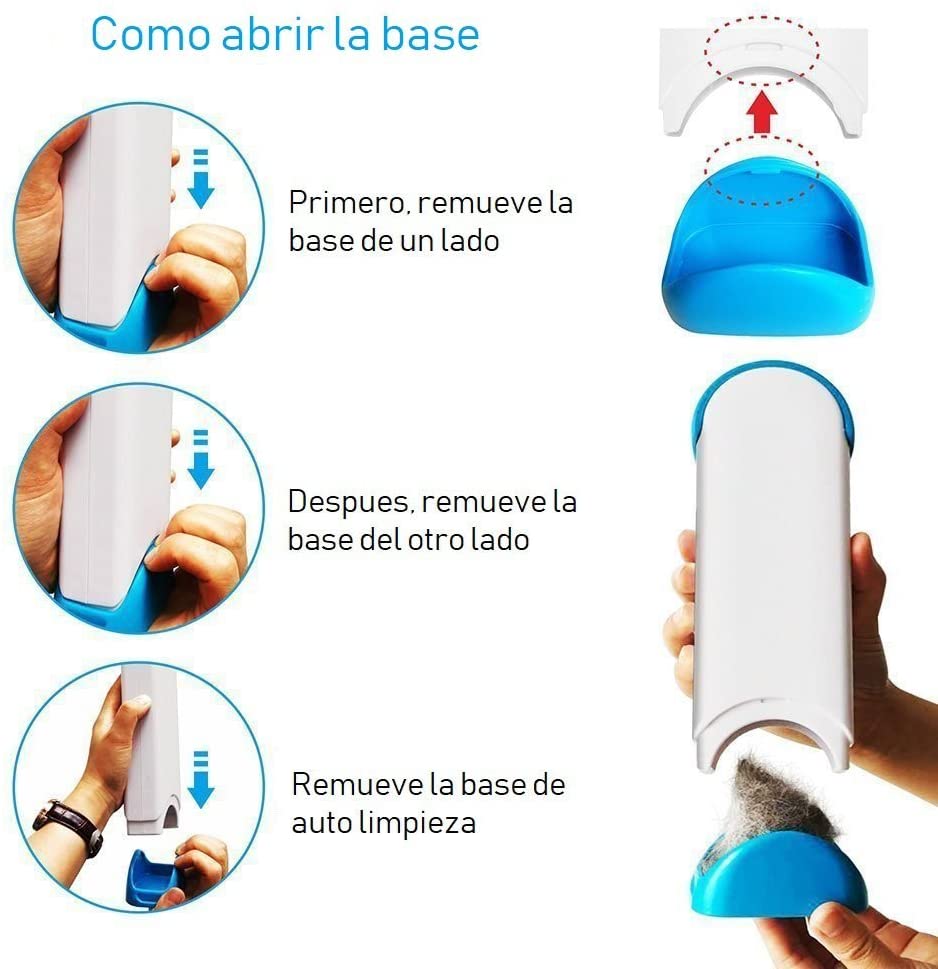 Removedor de pelusa y pelo
