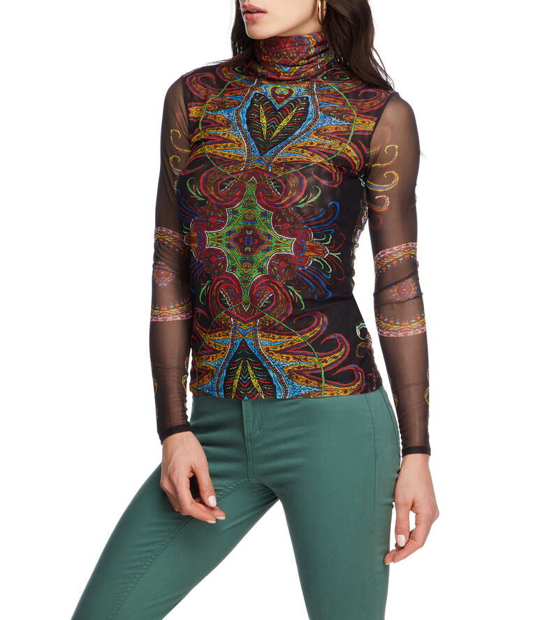 Blusa multi diseño manga larga para dama DESIGUAL