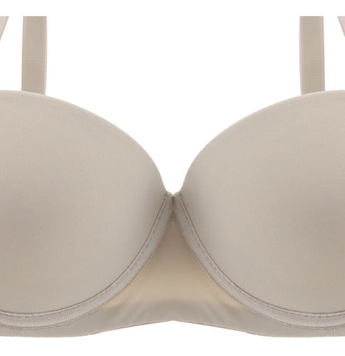 Brasier con tirantes removibles y push up CARNIVAL.
