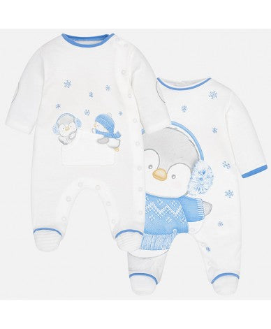 Mameluco 2 piezas pingüino niño Mayoral