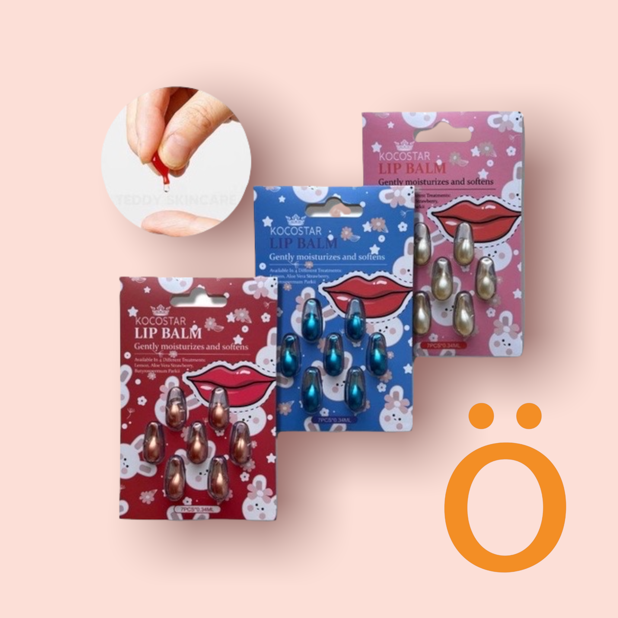 Hidratante para labios en gotas