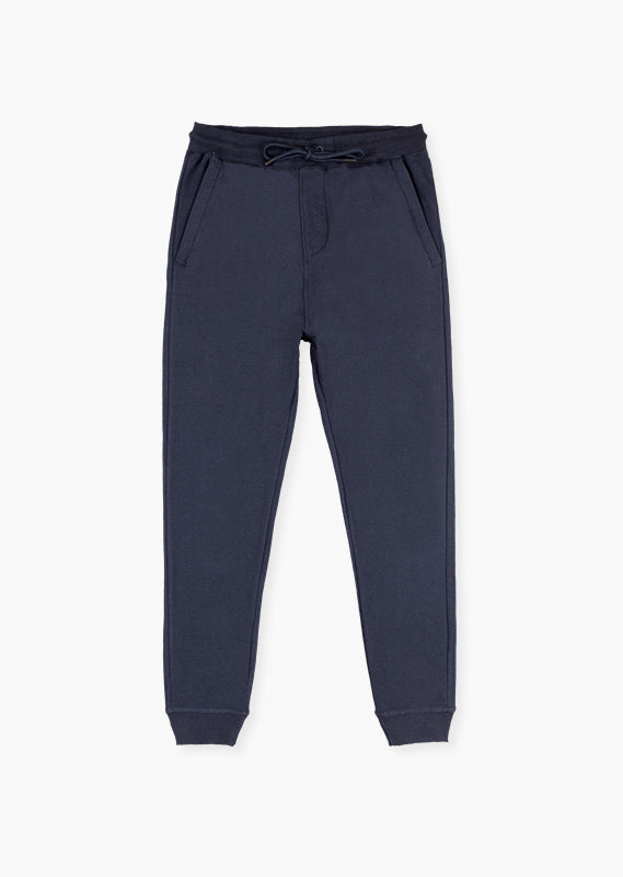 Pantalón deportivo de tejido de mezcla de algodón para caballero