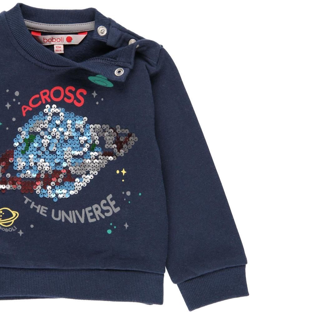 Sudadera “ACROSS THE UNIVERSE” niño BOBOLI