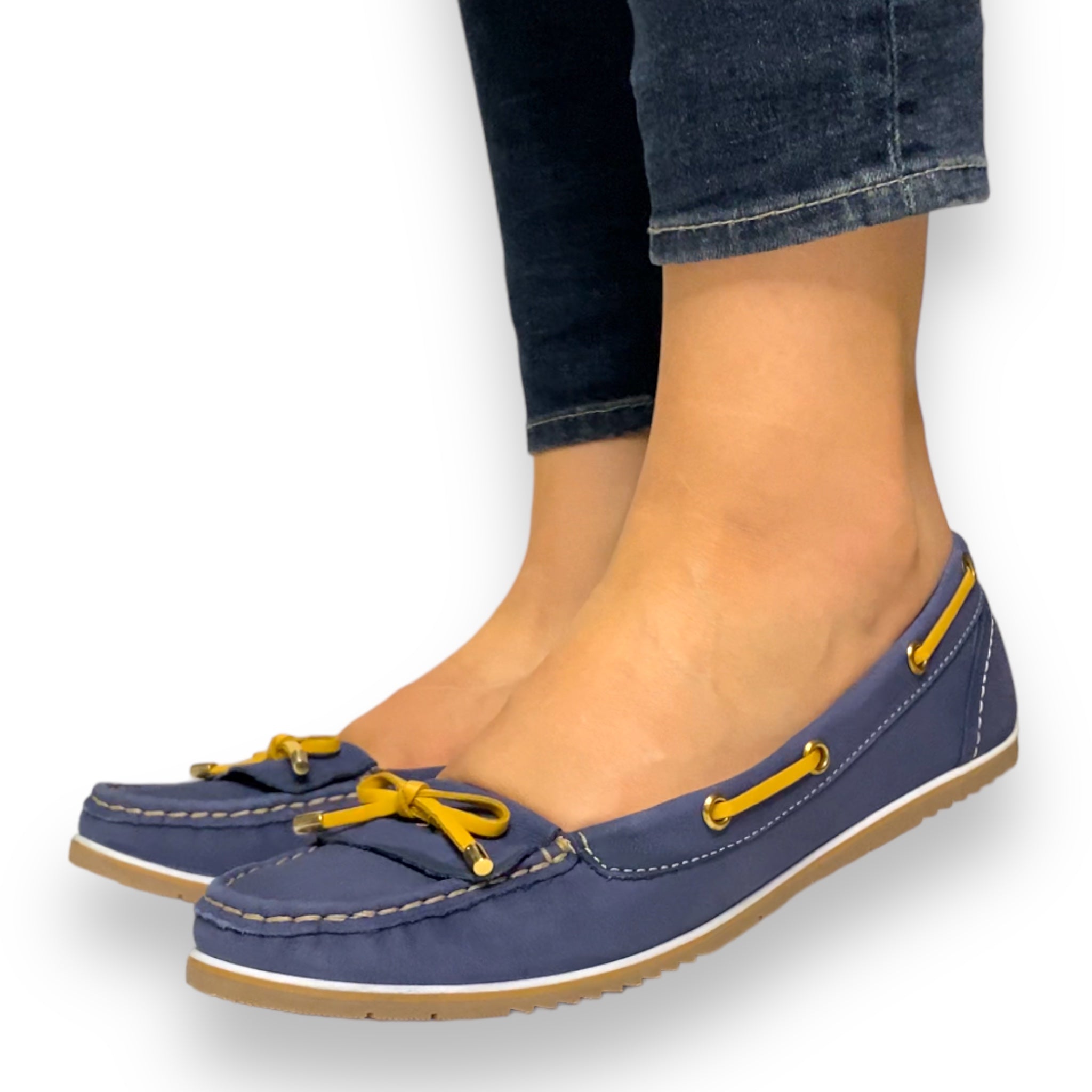 Zapato estilo náutico Marino Gillio