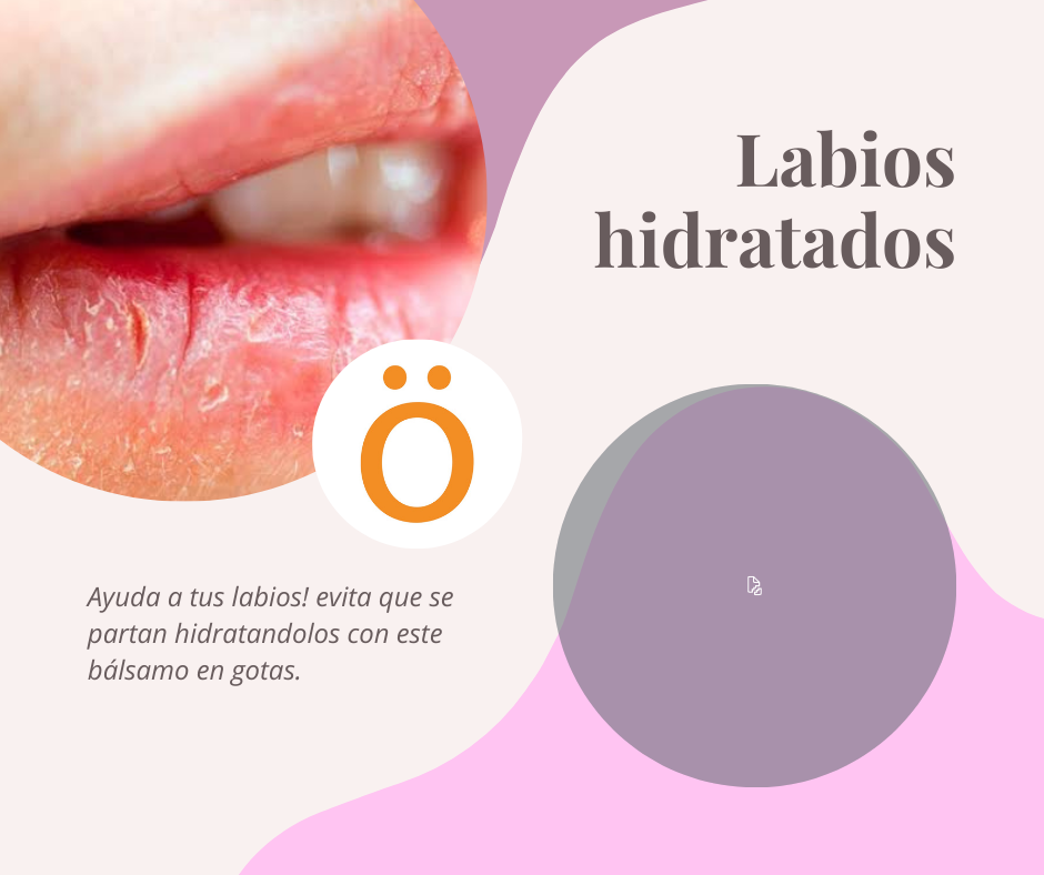 Hidratante para labios en gotas